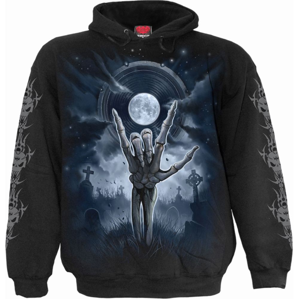 Spiral - GRIM ROCKER Kapuzenpullover/hoodie - Schwarz